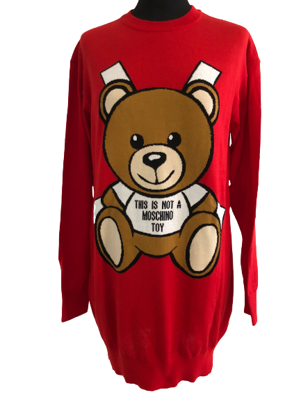 Moschino Teddy Mini Dress red (XXS)