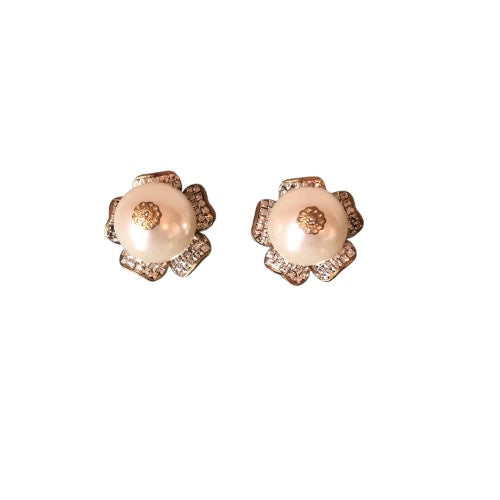 Dolce & Gabbana White Pearl Clip-On Earrings