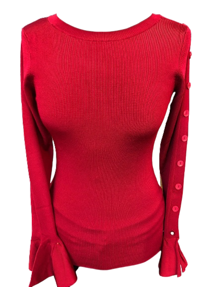 Liu-Jo Longsleeve Top red